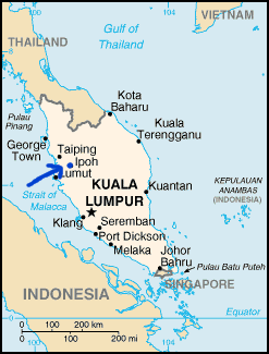 Ipoh_on_Malaysian_map