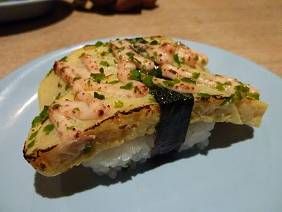 Moje ulubione sushi z omletem i japońskim majonezem, mniam!