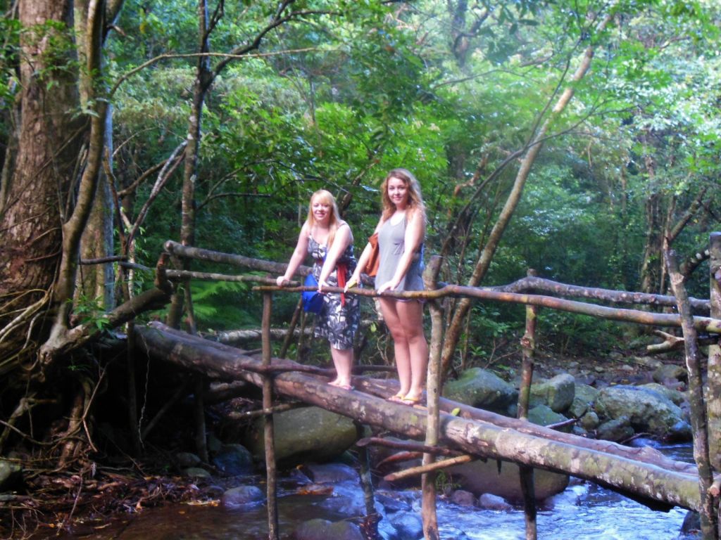 W drodze do wodospadu.