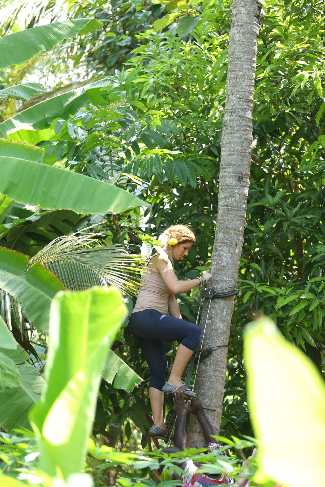 Kim z Izraela próbuje swoich sił we wspinaczce