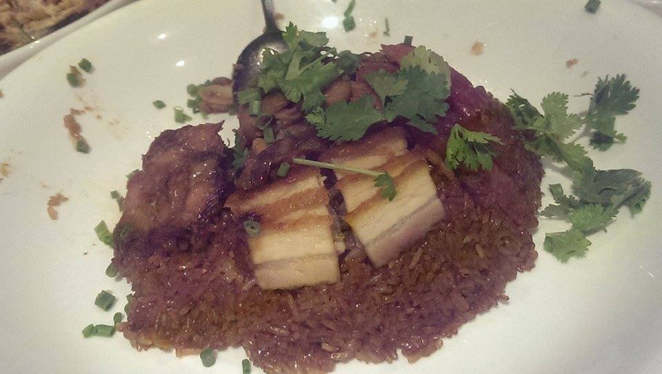 Ryż z różnymi rodzajami wieprzowiny: od boczku, przez schabik i wieprzowinę w sosie barbecque