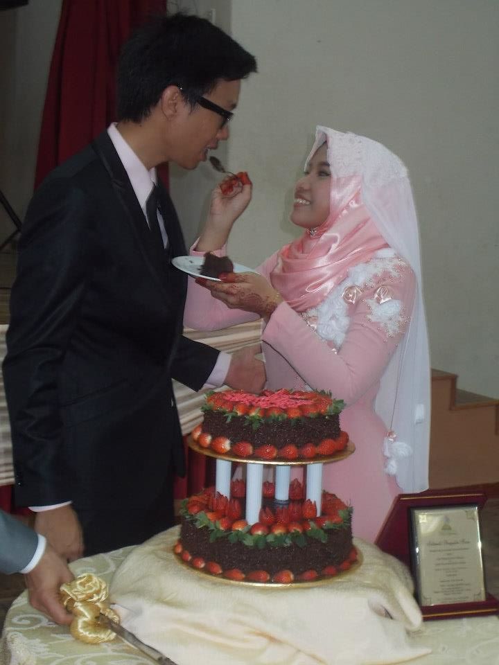 Para młoda na malajskim weselu