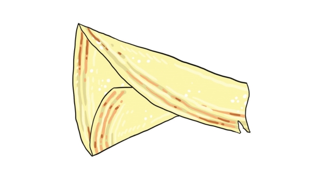 Roti tissue, czyli chrupki duży "wafel", który zwykle jest rolowany albo ustawiany w stożek. Tak duży, że nie mieści się na talerzu! Jeden wystarczy na 2 osoby. Zwykle podaje się go na słodko, z cukrem, oblanego mlekiem skondensowanym. Odrywaj kawałek po kawałku i delektuj się słodkim aromatem :) Do wyboru masz też curry na boku talerza, które przyniesie ci kelner, ale takie połączenie smaków może być traumatyczne dla niektórych. Cena: 2-4RM