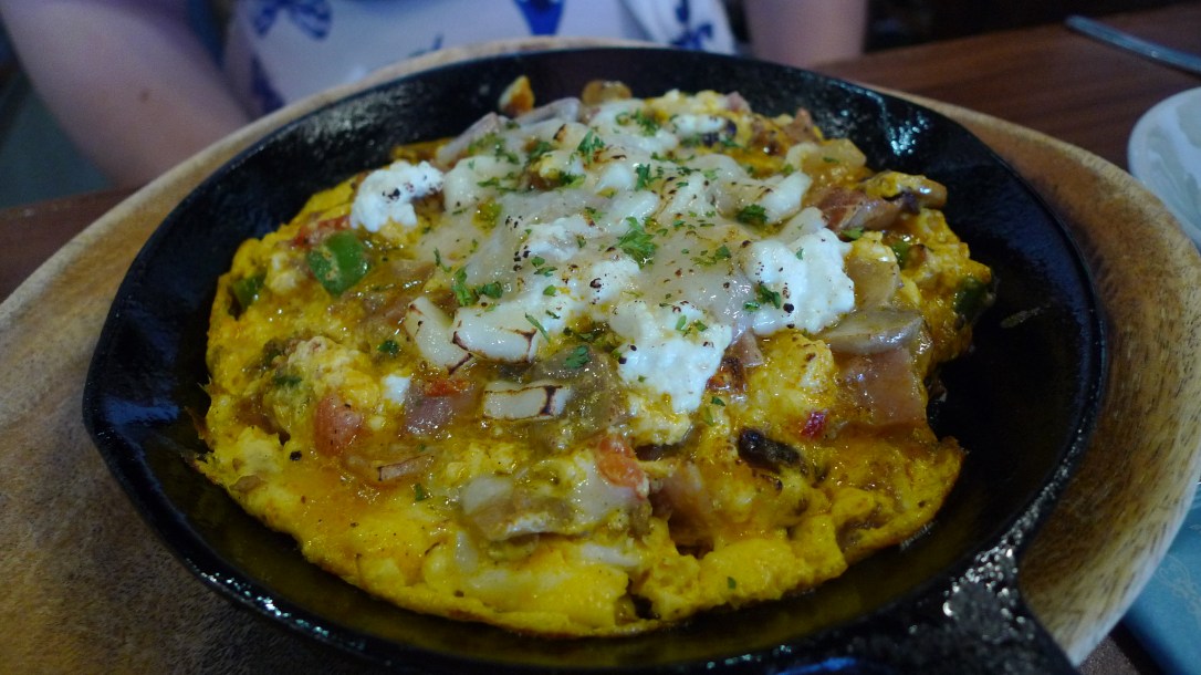 Moja frittata - bardzo dobra z chlebem!