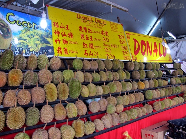Słynne stoisko SS2 Durians w Petaling Jaya