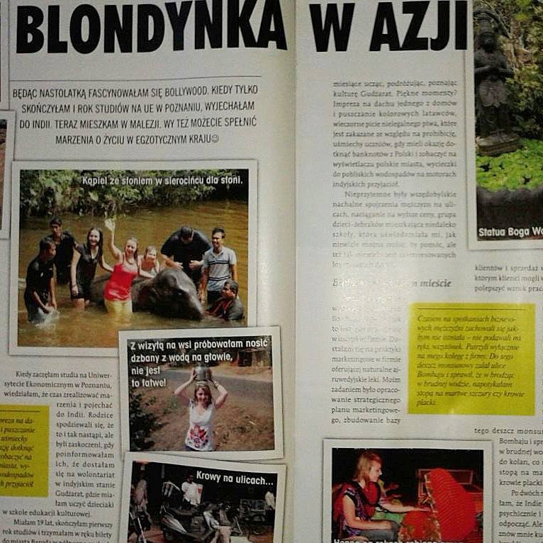 Article about Zuzanna in Polish magazine "Cogito"