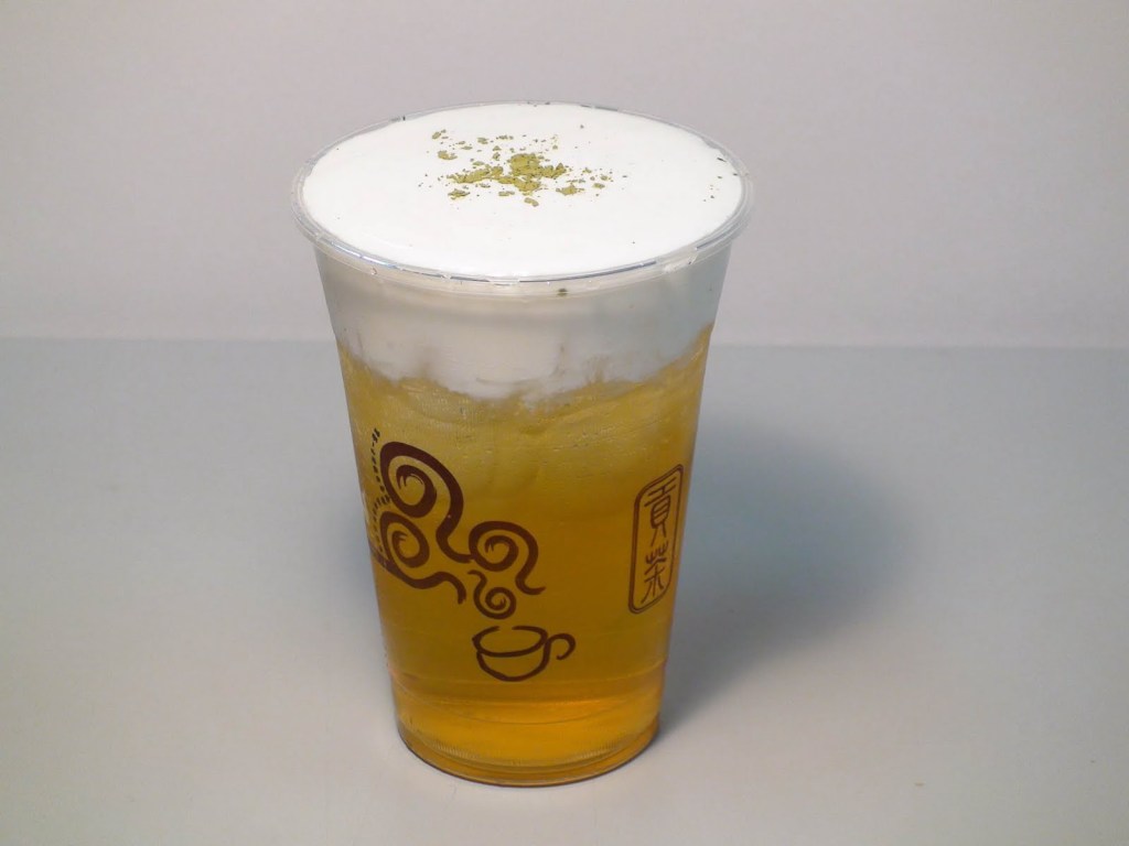 Moja ulubiona zielona herbata z pianką w Gong Cha