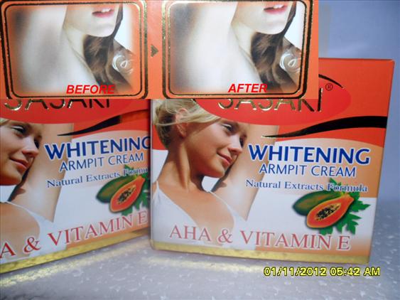 Krem wybielający pod pachami
